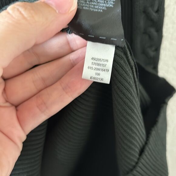 WHITE HOUSE BLACK MARKET Green Long Sleeve Ribbed Knit Dress size Medium - Picture 5 of 6